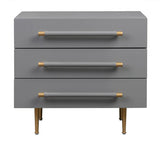 Trident Black Nightstand