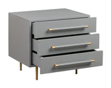 Trident Black Nightstand