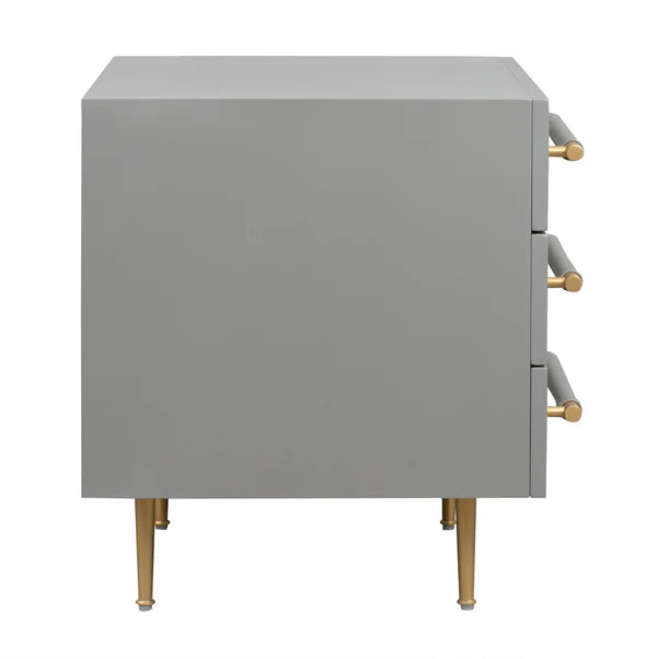 Trident Black Nightstand