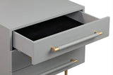 Trident Black Nightstand