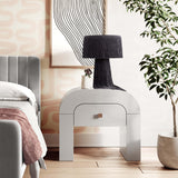 Hump 26" Arched Nightstand With Drawer
