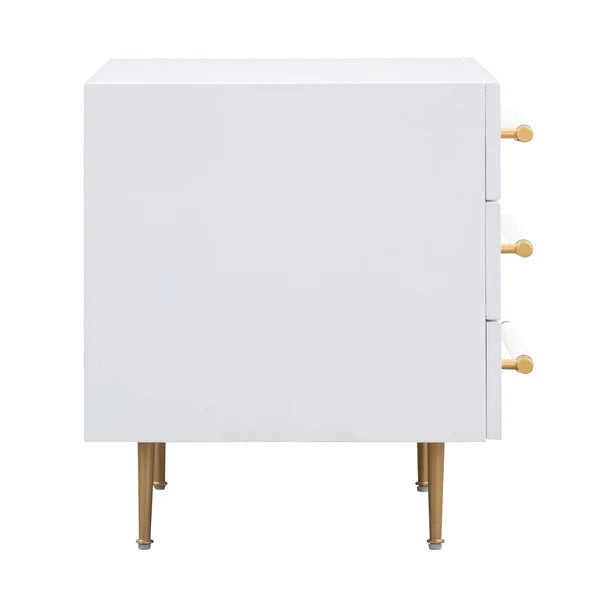 Trident Black Nightstand