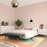 Trident Black Nightstand