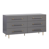 Trident 62" 6-Drawer Dresser