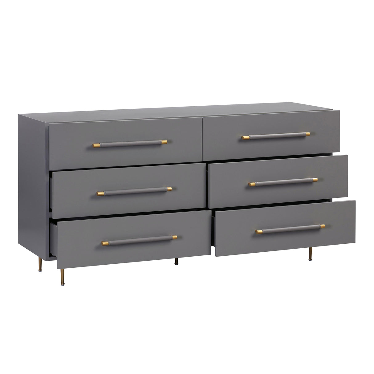 Trident 62" 6-Drawer Dresser