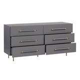 Trident 62" 6-Drawer Dresser