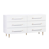 Trident 62" 6-Drawer Dresser