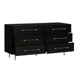 Trident 62" 6-Drawer Dresser