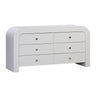 Hump 62" Arched 6-Drawer Dresser