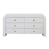 Hump 62" Arched 6-Drawer Dresser