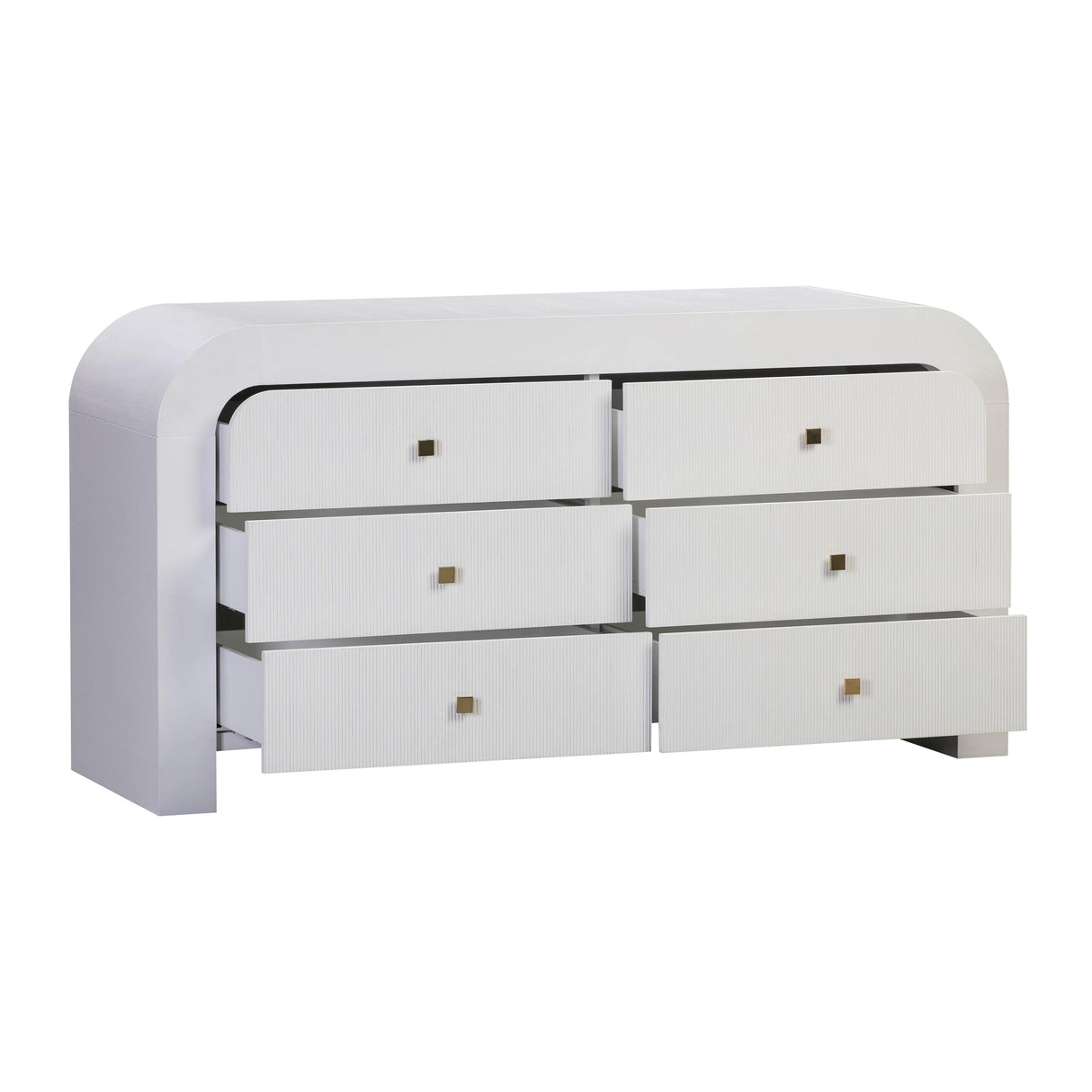 Hump 62" Arched 6-Drawer Dresser