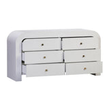 Hump 62" Arched 6-Drawer Dresser