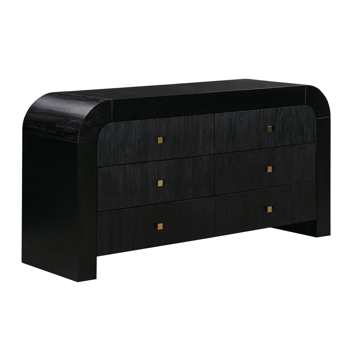 Hump 62" Arched 6-Drawer Dresser