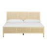 Sierra Wood & Rattan Bed