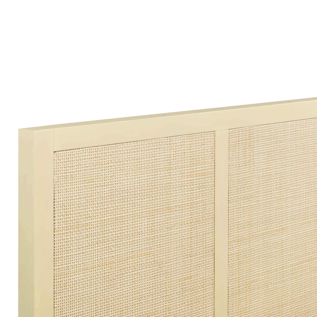 Sierra Wood & Rattan Bed