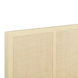 Sierra Wood & Rattan Bed