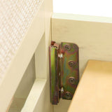 Sierra Wood & Rattan Bed