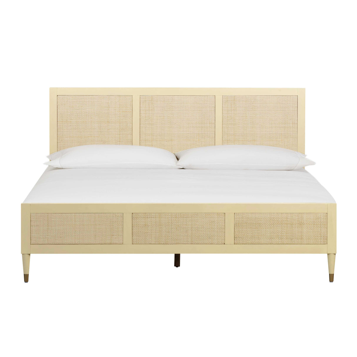 Sierra Wood & Rattan Bed