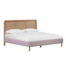 Kavali Velvet and Cane Bed