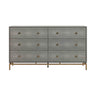 Pesce 57" Shagreen 6 Drawer Dresser