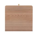 Carmen 19" Natural Ash and Cane 2-Drawer Nightstand