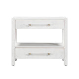 Brandyss Natural Burl Nightstand