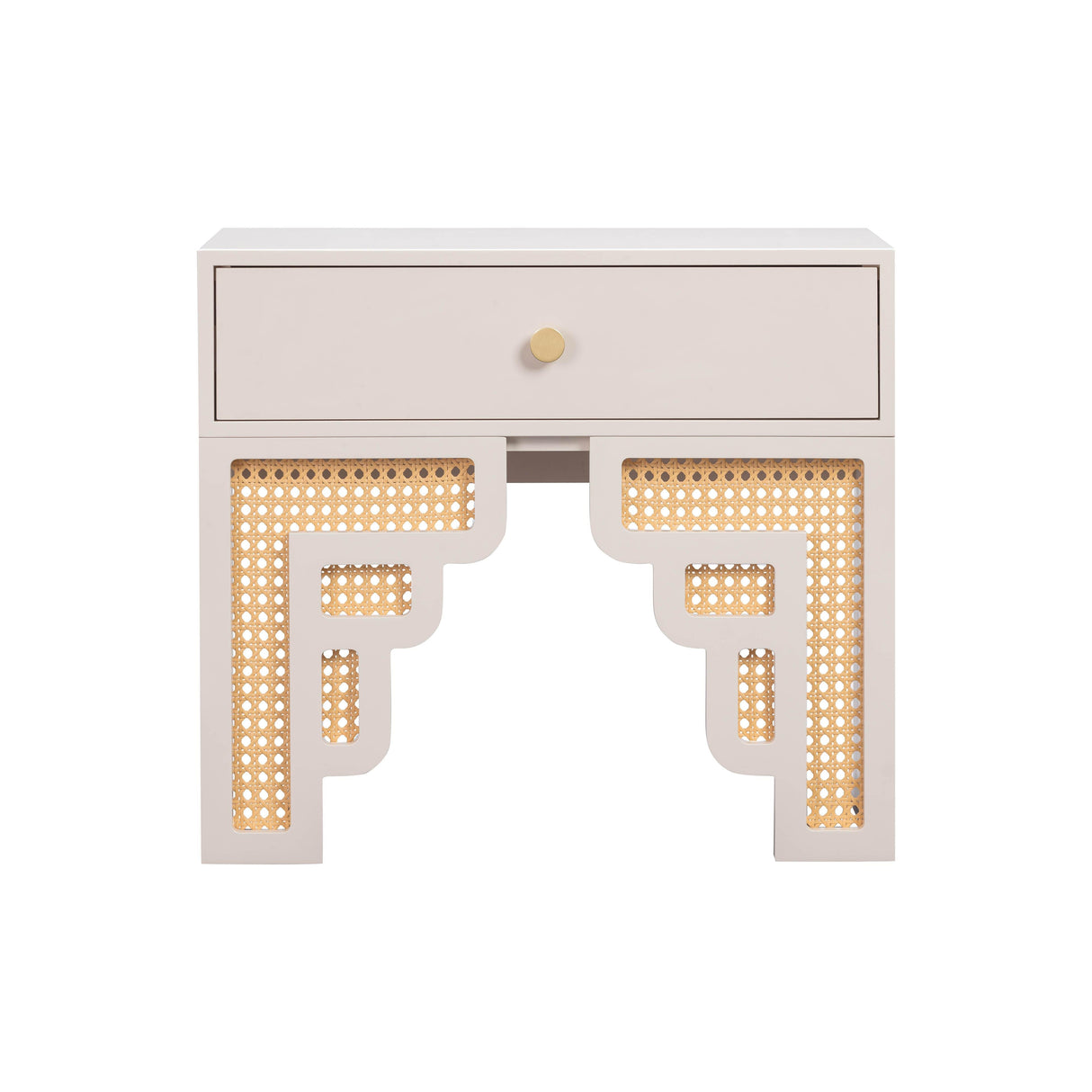 Suzie 26" Rattan Nightstand With Drawer