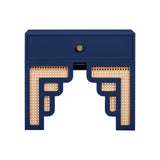 Suzie 26" Rattan Nightstand With Drawer