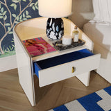 Collins 22" Lacquer Nightstand With Drawer