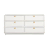 Julieta 62" Acacia Wood 6-Drawer Dresser
