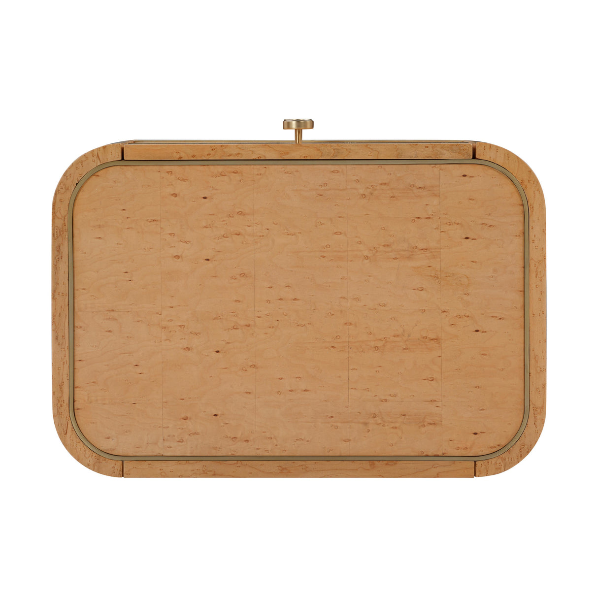 Abigail 22" Natural Birdseye Maple 3-Drawer Nightstand