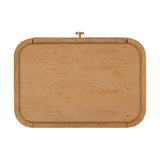 Abigail 22" Natural Birdseye Maple 3-Drawer Nightstand