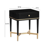 Julieta 19" Acacia Wood Nightstand With Drawer