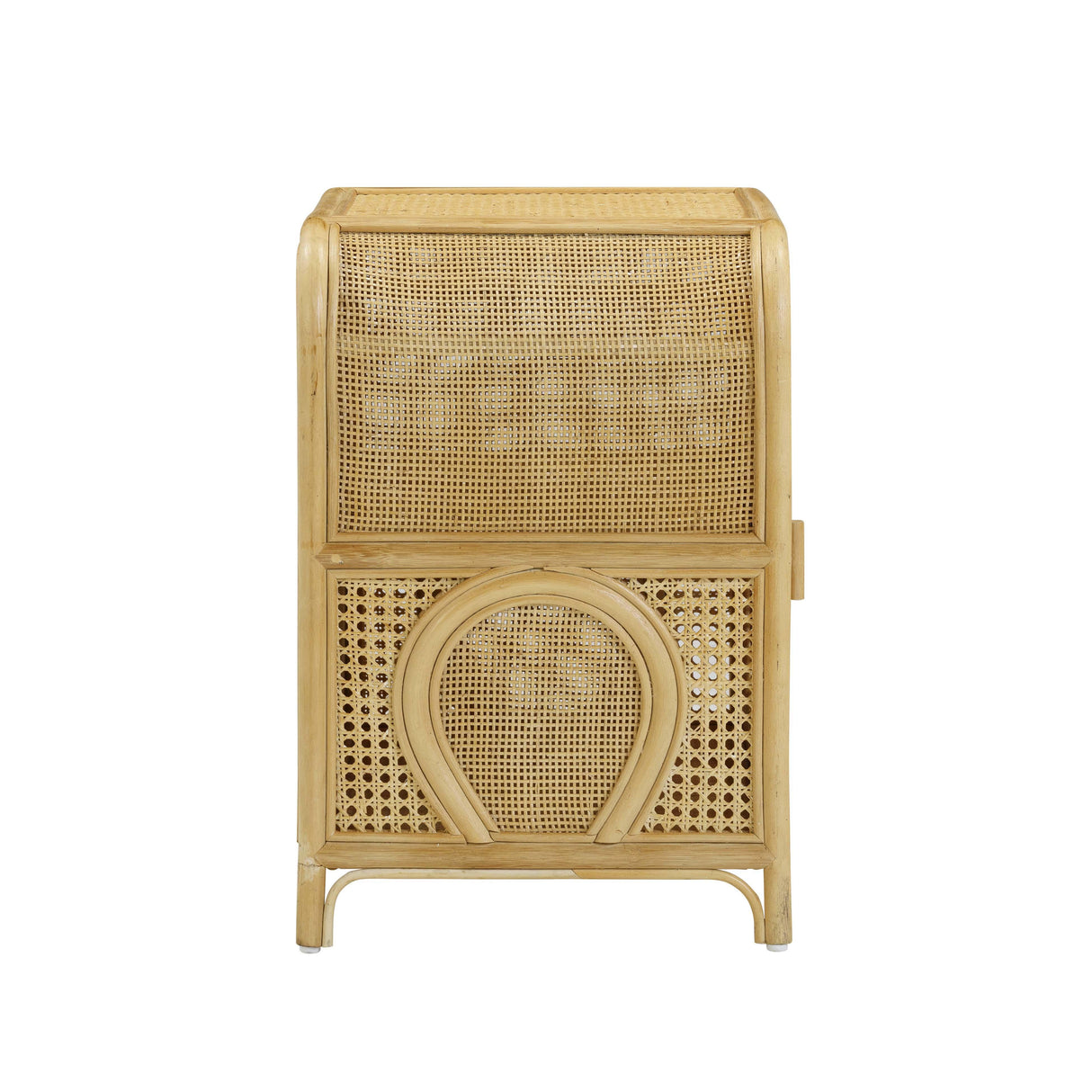 Tina 27" Rattan Nightstand With Storage