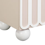 Tori 23" Motif 2-Drawer Nightstand