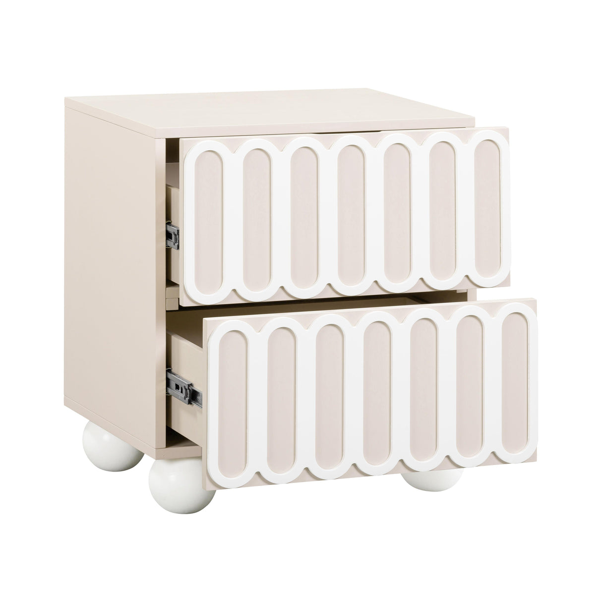 Tori 23" Motif 2-Drawer Nightstand