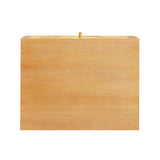 Grappa 22" Wood & Raffia Wavy 2-Drawer Nightstand