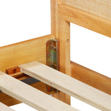 Grappa Natural Wood & Raffia Bed