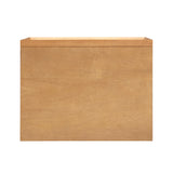 Miles 22" Natural Wood 2-Drawer Nightstand