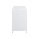 Patty White Rattan 6 Drawer Dresser