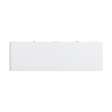 Patty White Rattan 6 Drawer Dresser
