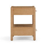 Brandyss Natural Burl Nightstand