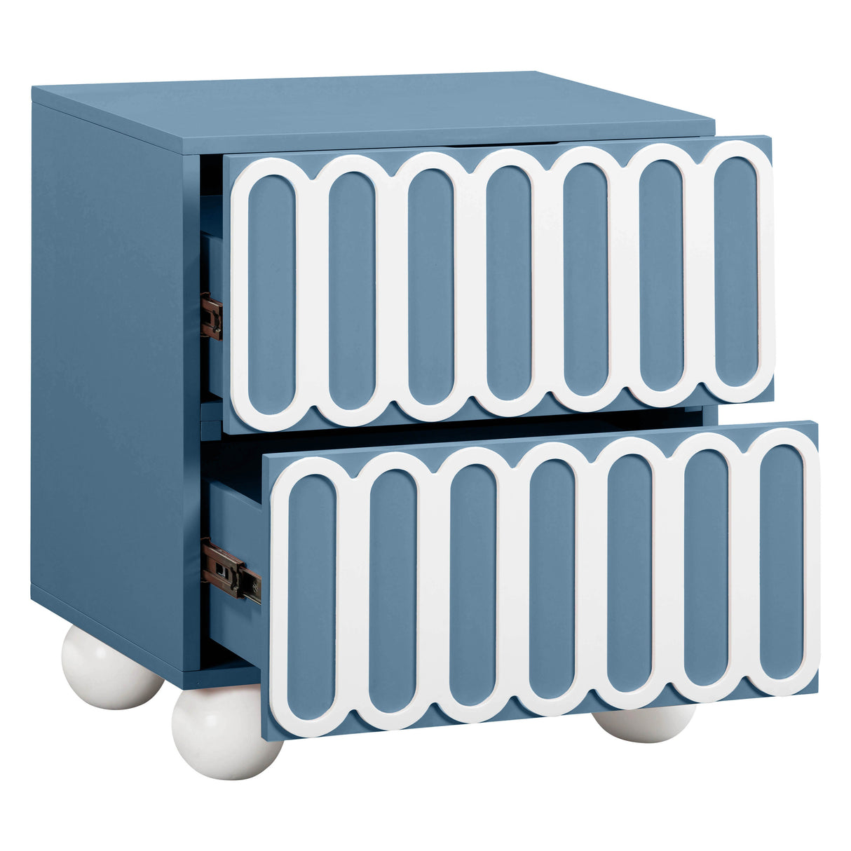 Tori 23" Motif 2-Drawer Nightstand