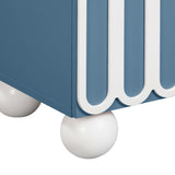 Tori 23" Motif 2-Drawer Nightstand