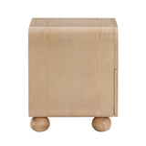 Moonrise 20" Natural Ash Nightstand With Drawer