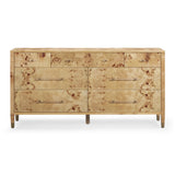 Brandyss 62" Burl 7-Drawer Dresser - View 1