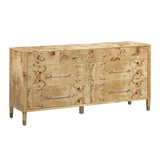 Brandyss 62" Burl 7-Drawer Dresser - View 3