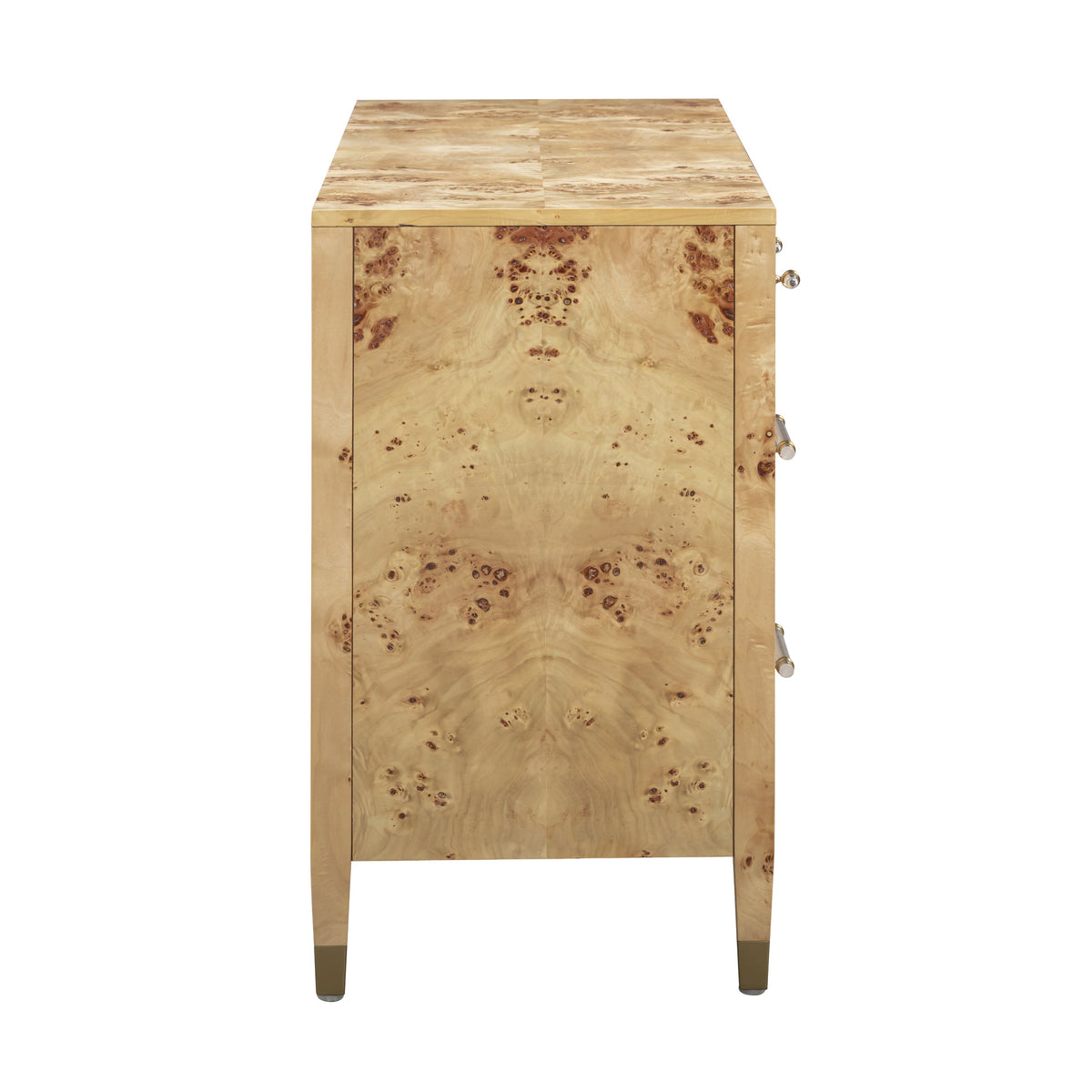 Brandyss 62" Burl 7-Drawer Dresser - View 5