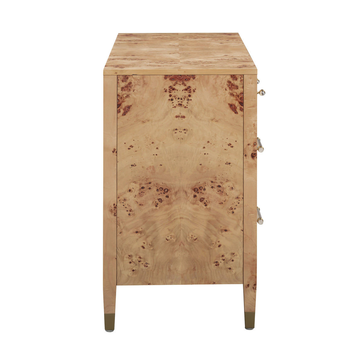 Brandyss 62" Burl 7-Drawer Dresser - View 15