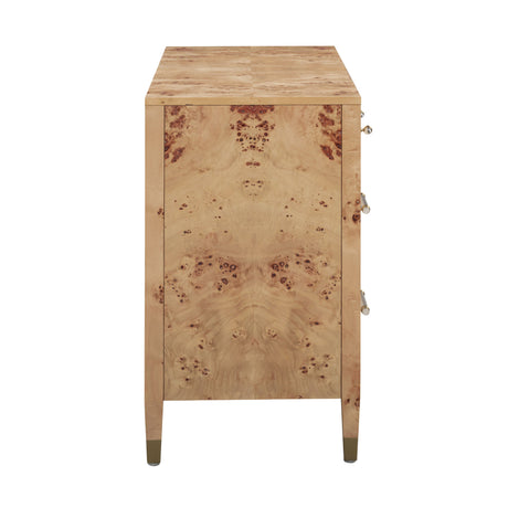 Brandyss 62" Burl 7-Drawer Dresser - View 15